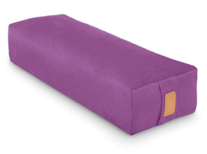 Image of a purple rectangle bolster.